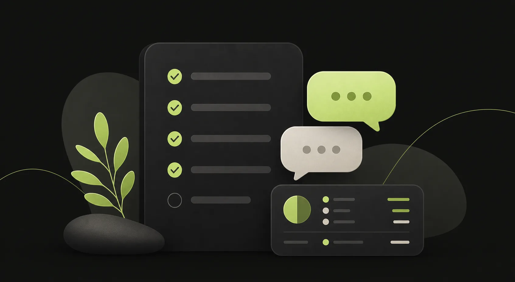 Illustration of a calm decision checklist before asking for money back.
