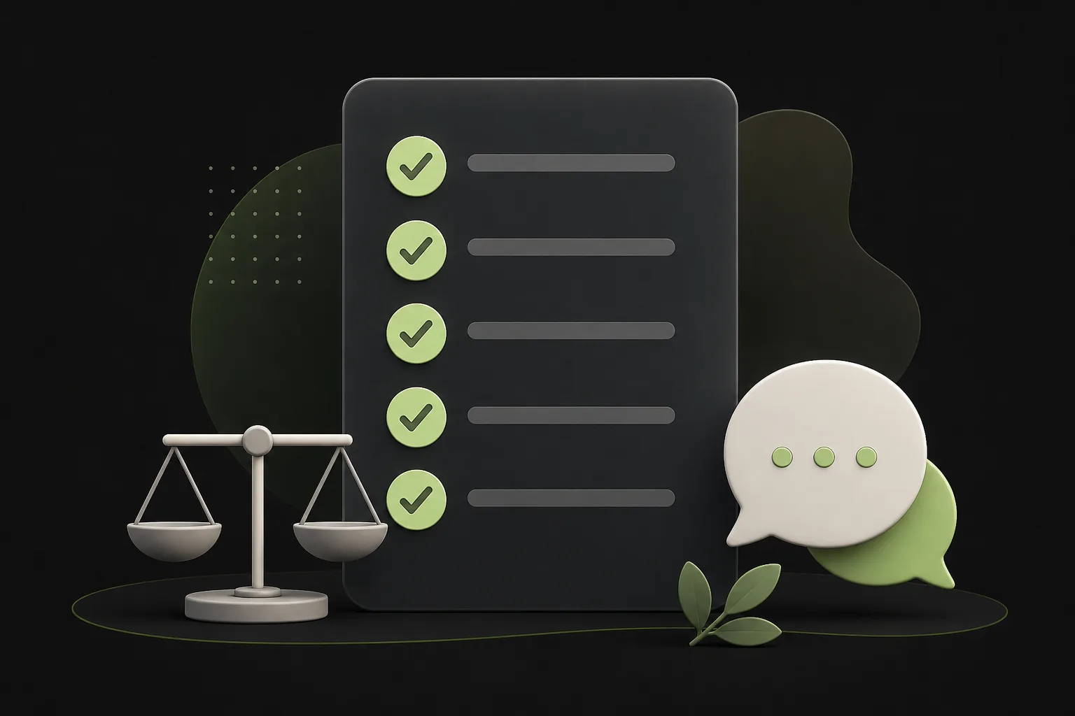 Illustration of a fairness checklist for deciding whether to ask for money back.
