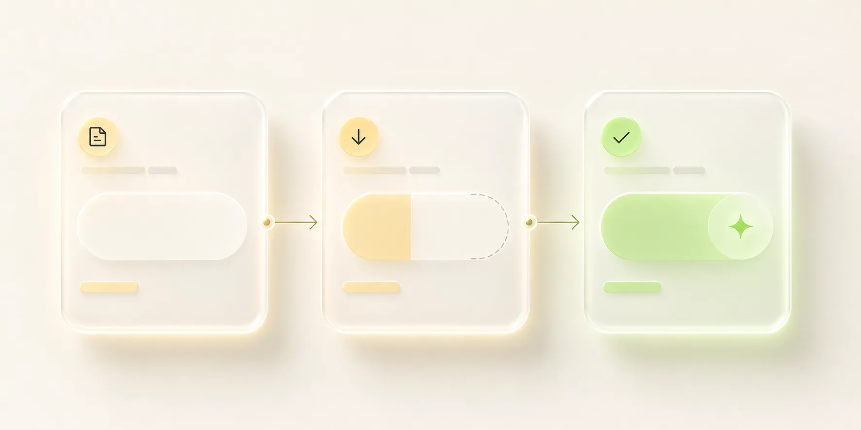 Original amount, partial repayment, and remaining balance shown as clear rounded cards.