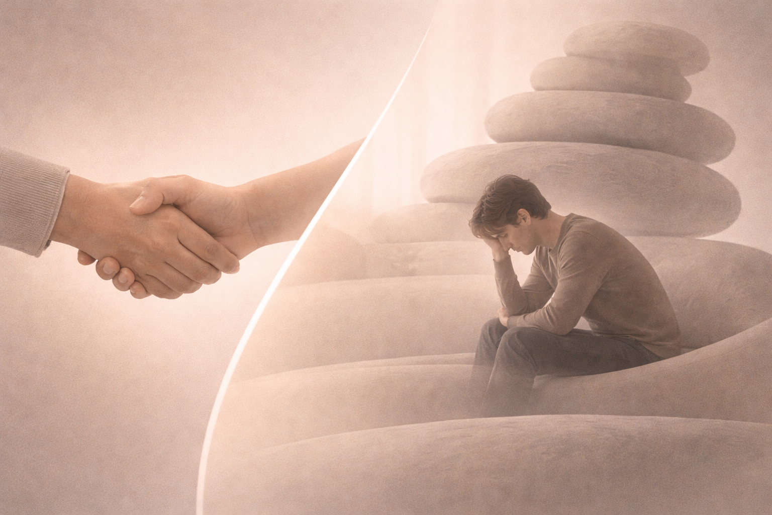 Illustration showing how a reluctant yes can create more damage than a respectful no