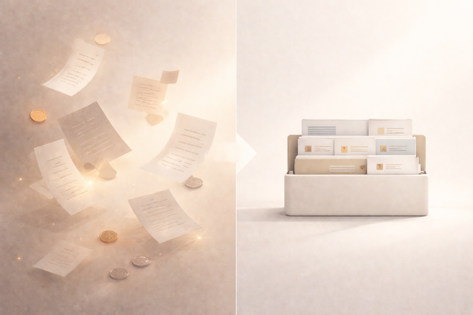 Illustration about emotional tracking versus factual tracking